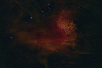 IC 405 The Flaming Star Nebula